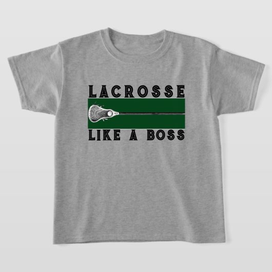 T-shirt Slogan de crosse (Poser)