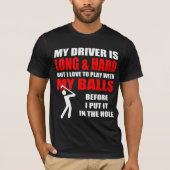 T-shirt Slogan de golf Hilarious (Devant)