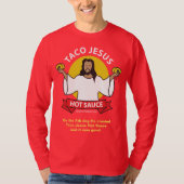T-shirt Slogan de Jésus de taco (Devant)