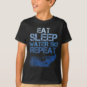 T-shirt Slogan de l'enthousiaste du ski nautique