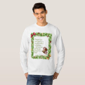 T-shirt slogan de Noël (Devant entier)