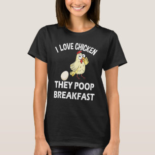 T-shirt Slogan de poulet Agriculteur Coq Ils fient Petit d