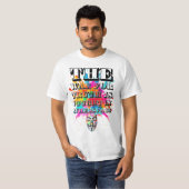 T-shirt slogan de protestation. Anonyme. (Devant entier)