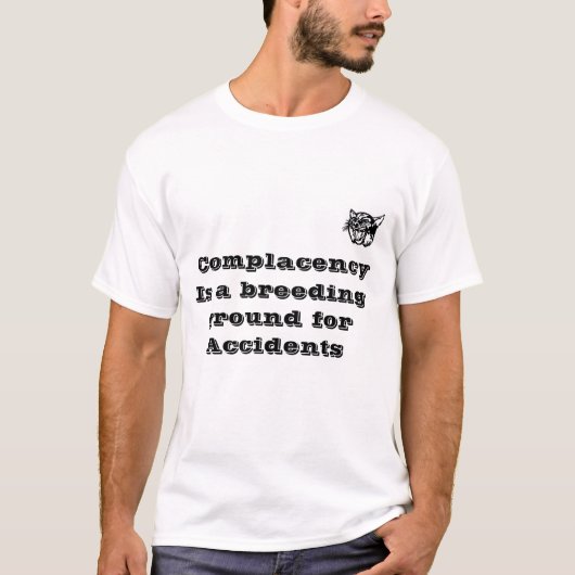 T-shirt Slogan de sécurité (Devant)