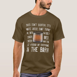 T-shirt Slogan écossais drôle de buveurs