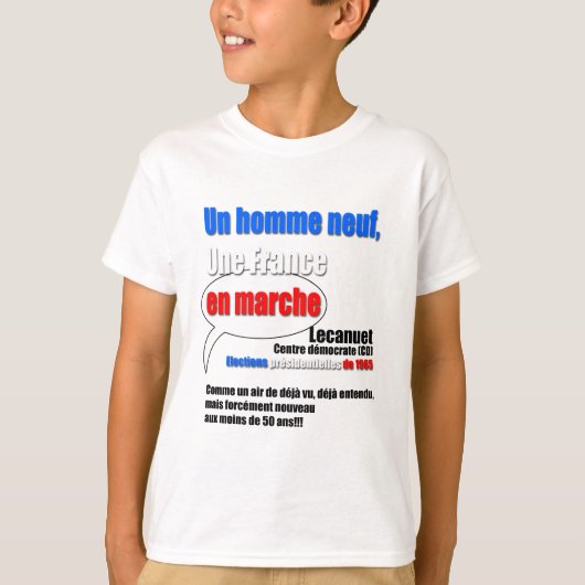 T-shirt Slogan En Marche - kids Tee (Devant)