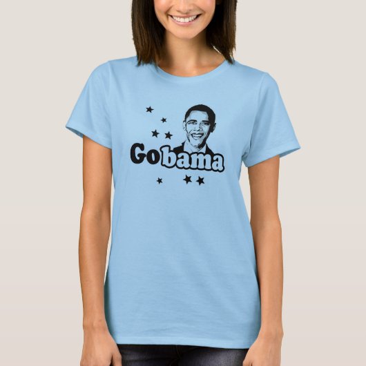 T-shirt Slogan Gobama de Barack Obama (Devant)