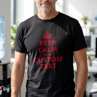 Slogan personnalisé Keep Calm - Texte personnalisé
