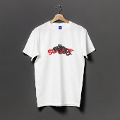 T-shirt Slogan venimeux avec streetwear en cobra noir
