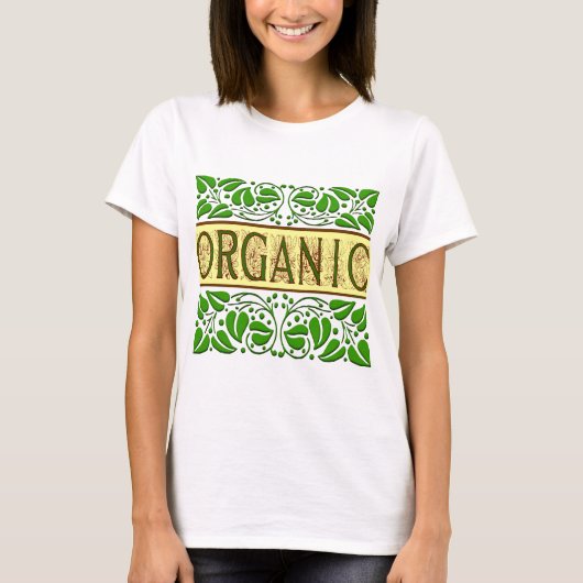 T-shirt Slogan vert bio (Devant)