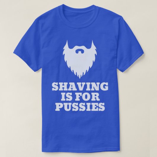 T-shirt Slogans à barbe 3 (Design devant)
