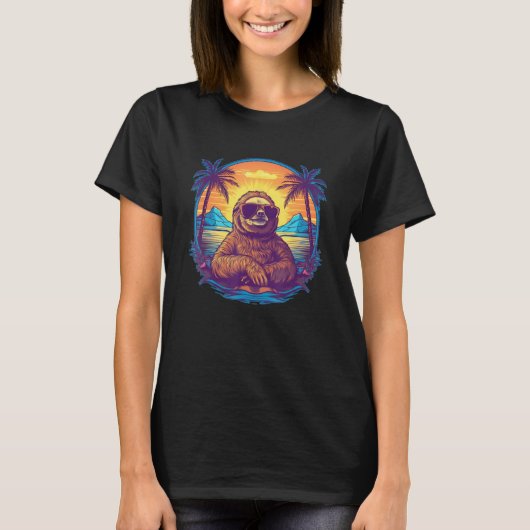 T-shirt Sloth   Animal Men Women Kids 4 (Devant)