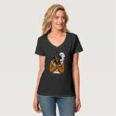 T-shirt Sloth animal smokes cigarettes style a hip hop tha (Devant entier)