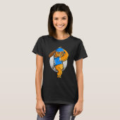 T-shirt Sloth Baseball Sloth Retro Baskeballer Baseball Pl (Devant entier)