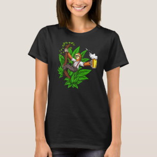 T-shirt Sloth Bière Boire Animal Party Hommes Femmes