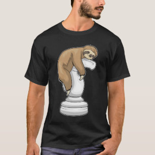 T-shirt Sloth Chess piece Knight Chess