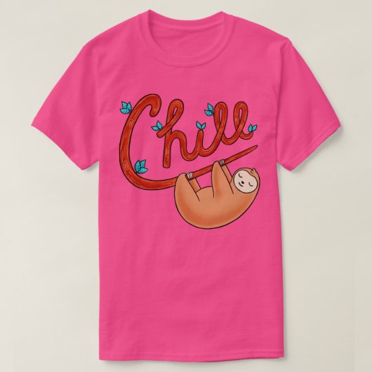 T-shirt Sloth Chill (Design devant)