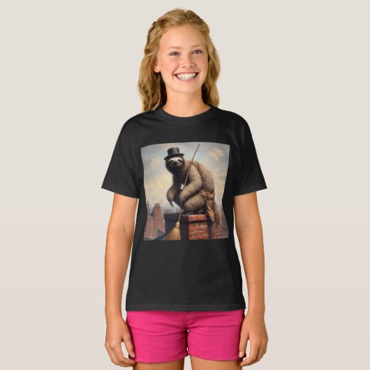 T-shirt Sloth Chimney Sweep (Devant entier)