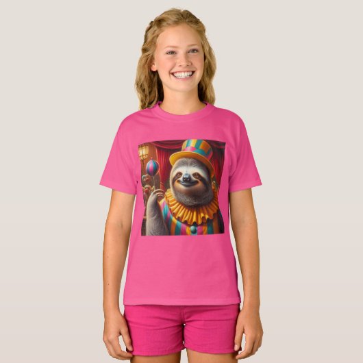 T-shirt Sloth Clown (Devant entier)
