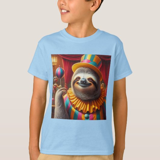 T-shirt Sloth Clown (Devant)