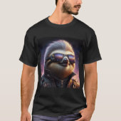 T-shirt Sloth Cyberpunk (Devant)