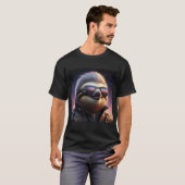 T-shirt Sloth Cyberpunk (Devant entier)