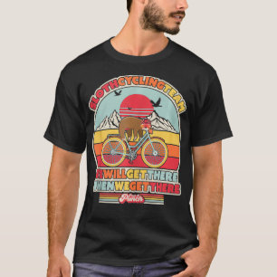T-shirt Sloth Cycling Team Nous Y Arriverons Quand Nous Ar