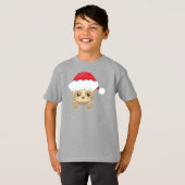 T-shirt Sloth de Noël, Jolie Sloth, Santa Hat, Noël (Devant entier)