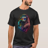 T-shirt Sloth DJ  4 (Devant)