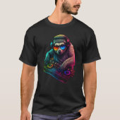 T-shirt Sloth DJ  6 (Devant)