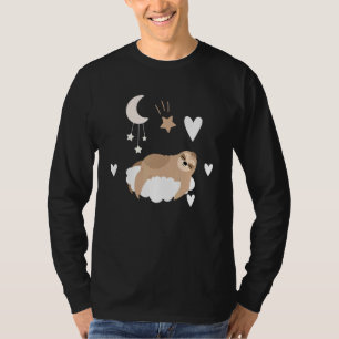 T-shirt Sloth Dormir sur les nuages mignons fentes animal