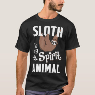 T-shirt Sloth Est Mon Esprit Animal Mignonne Fantastique S