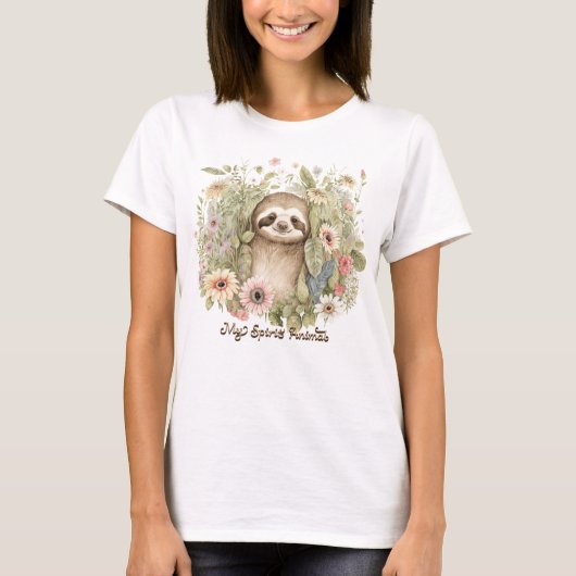 T-shirt Sloth est My Spirit Animal (Devant)