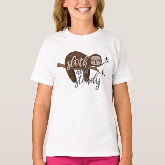 T-shirt Sloth et Steady (Devant)