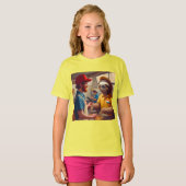 T-shirt Sloth Fast Food Worker (Devant entier)