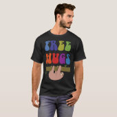 T-shirt Sloth Free Hugs (Devant entier)