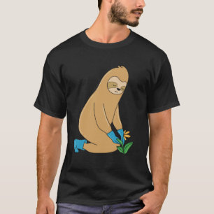T-shirt Sloth Gardens Tomber endormi Ironique Dit Roden