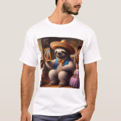 T-shirt Sloth Grand-pa (Devant)