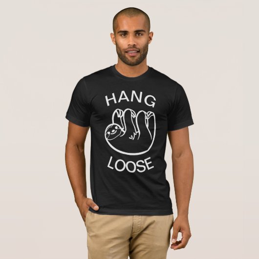 T-shirt Sloth Hang Loose (Devant entier)