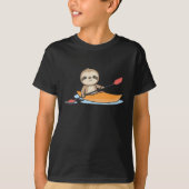 T-shirt Sloth Kayak Team Paddle Funny Slots (Devant)