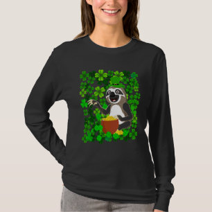 T-shirt Sloth Leprechaun Casquette Shamrock Lucky St patri