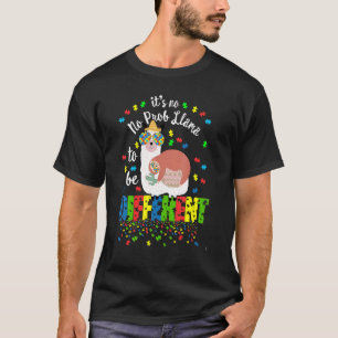 T-shirt Sloth Llama Sensibilisation sur l'autisme No Probl