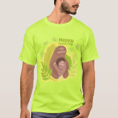 T-shirt Sloth Maman Et Baby (Devant)