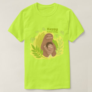 T-shirt Sloth Maman Et Baby