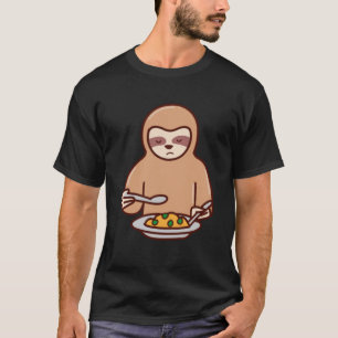 T-shirt Sloth Manger Tomber endormi Ironie mignonne Sloth