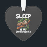 T-shirt Sloth Mon Superpouvoir C'est Dormir<br><div class="desc">T-shirt Sloth Mon Superpouvoir C'est Dormir</div>
