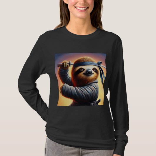 T-shirt Sloth Ninja (Devant)