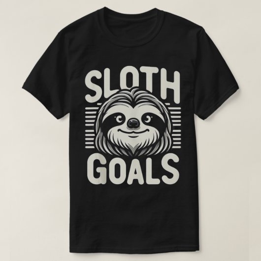 T-shirt Sloth Objectifs drôle Graphisme Tee - shirt Débard (Design devant)