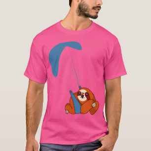 T-shirt Sloth Parachute Skydiver Extreme Sport Skydiver