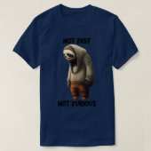 T-shirt Sloth Pas Rapide Pas Furieux (Design devant)